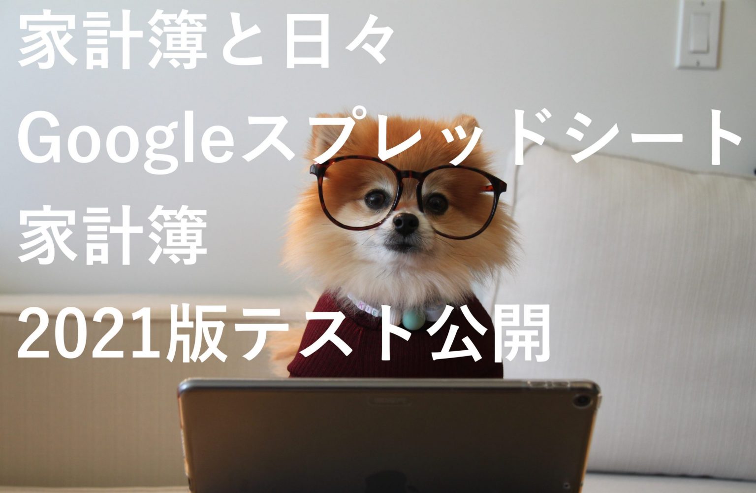 Googleスプレッドシートで使える無料の家計簿テンプレート テスト配布 家計簿と日々